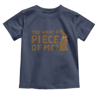 Funny Easter Day Chocolate Bunny Toddler T Shirt You Want A Piece Of Me