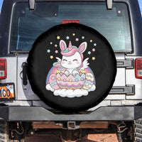 Funny Easter Unicorn Bunny Easter Eggs Spare Tire Cover