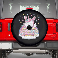 Funny Easter Unicorn Bunny Easter Eggs Spare Tire Cover