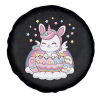 Funny Easter Unicorn Bunny Easter Eggs Spare Tire Cover
