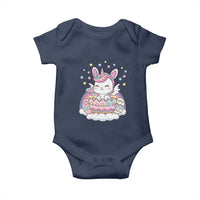Funny Easter Unicorn Bunny Easter Eggs Baby Onesie