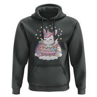 Funny Easter Unicorn Bunny Easter Eggs Hoodie