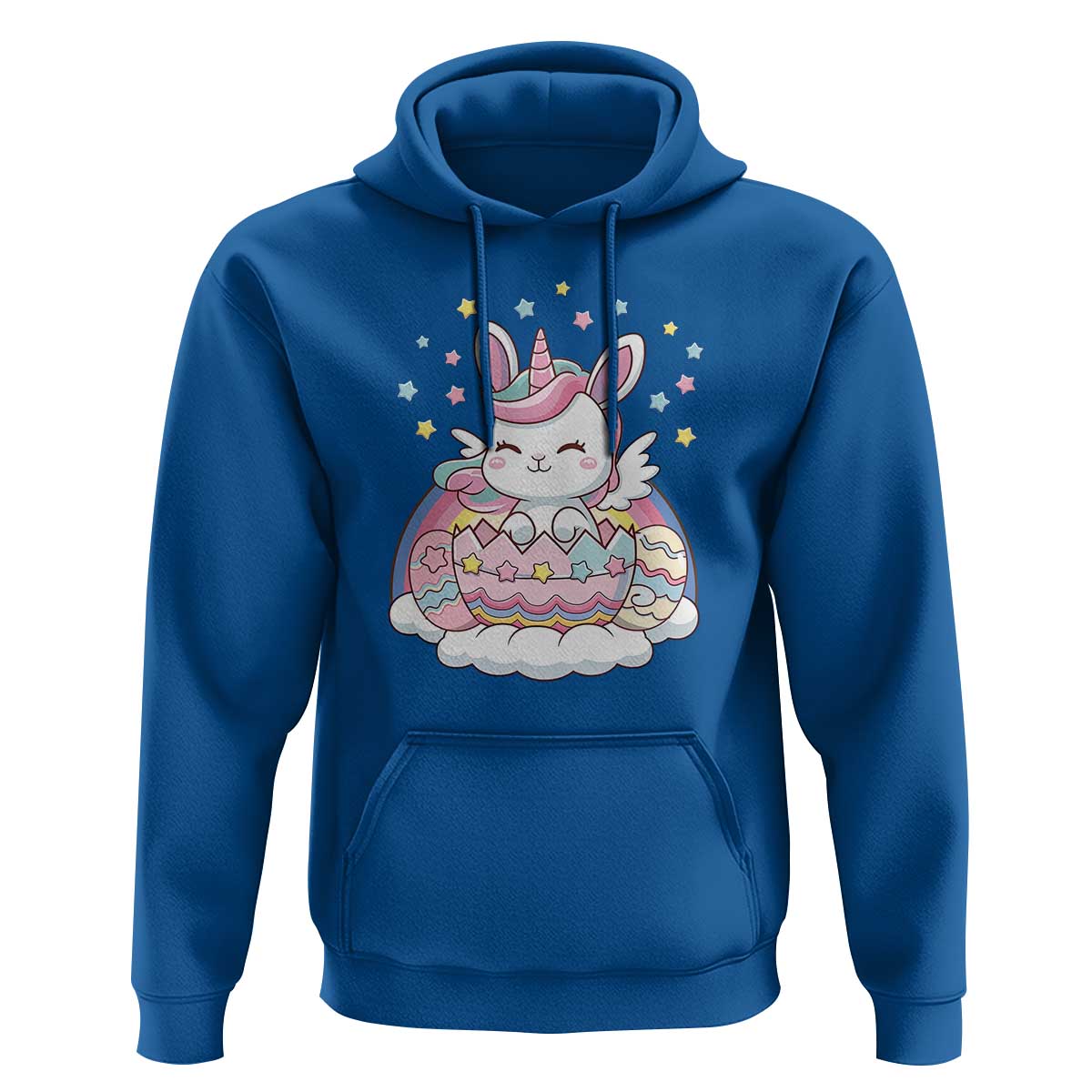Funny Easter Unicorn Bunny Easter Eggs Hoodie