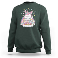Funny Easter Unicorn Bunny Easter Eggs Sweatshirt