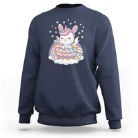 Funny Easter Unicorn Bunny Easter Eggs Sweatshirt