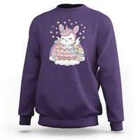 Funny Easter Unicorn Bunny Easter Eggs Sweatshirt