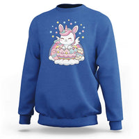 Funny Easter Unicorn Bunny Easter Eggs Sweatshirt
