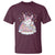 Funny Easter Unicorn Bunny Easter Eggs T Shirt