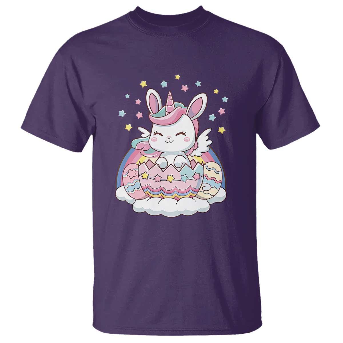 Funny Easter Unicorn Bunny Easter Eggs T Shirt