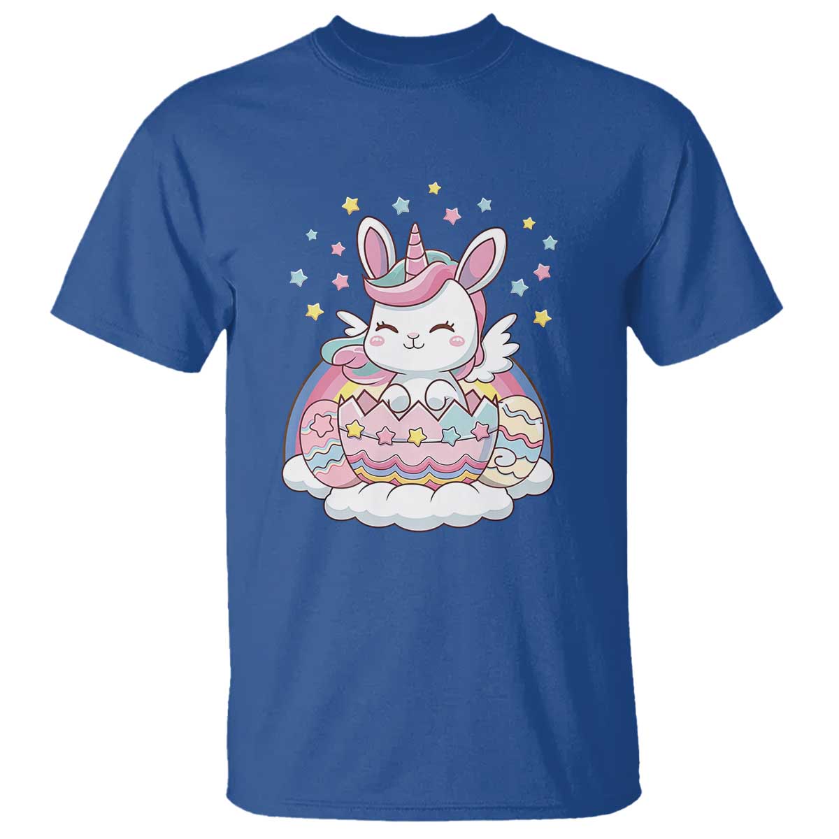 Funny Easter Unicorn Bunny Easter Eggs T Shirt