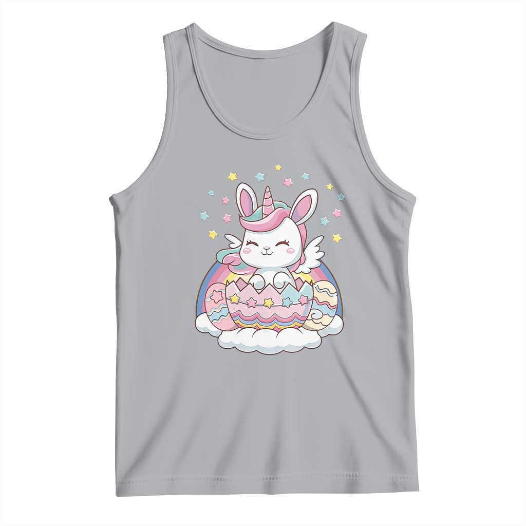 Funny Easter Unicorn Bunny Easter Eggs Tank Top