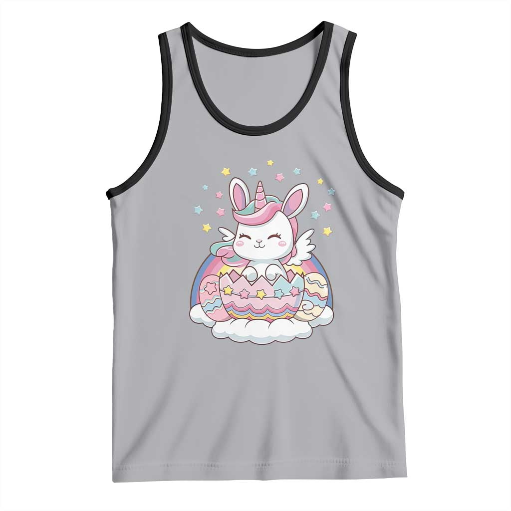 Funny Easter Unicorn Bunny Easter Eggs Tank Top