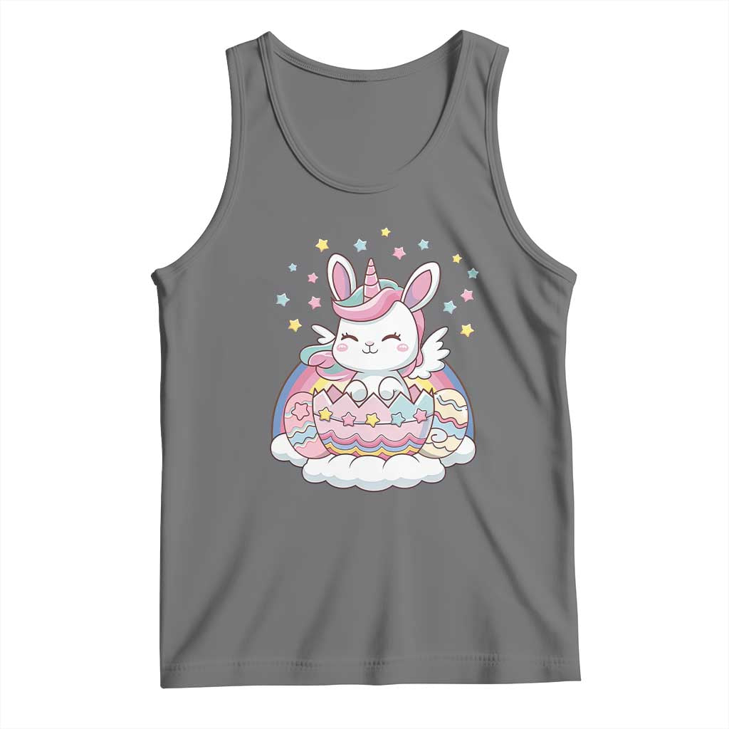 Funny Easter Unicorn Bunny Easter Eggs Tank Top