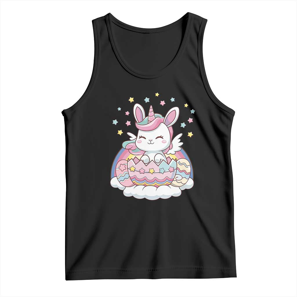 Funny Easter Unicorn Bunny Easter Eggs Tank Top