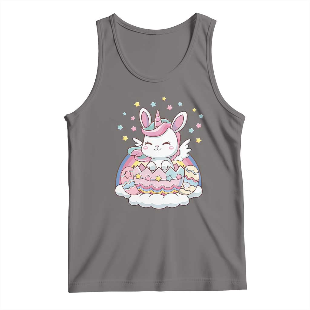 Funny Easter Unicorn Bunny Easter Eggs Tank Top