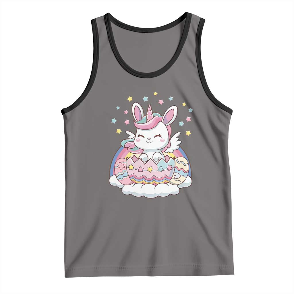 Funny Easter Unicorn Bunny Easter Eggs Tank Top