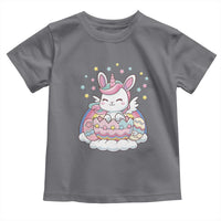Funny Easter Unicorn Bunny Easter Eggs Toddler T Shirt