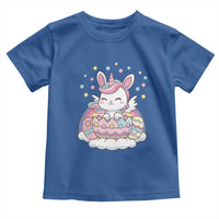 Funny Easter Unicorn Bunny Easter Eggs Toddler T Shirt