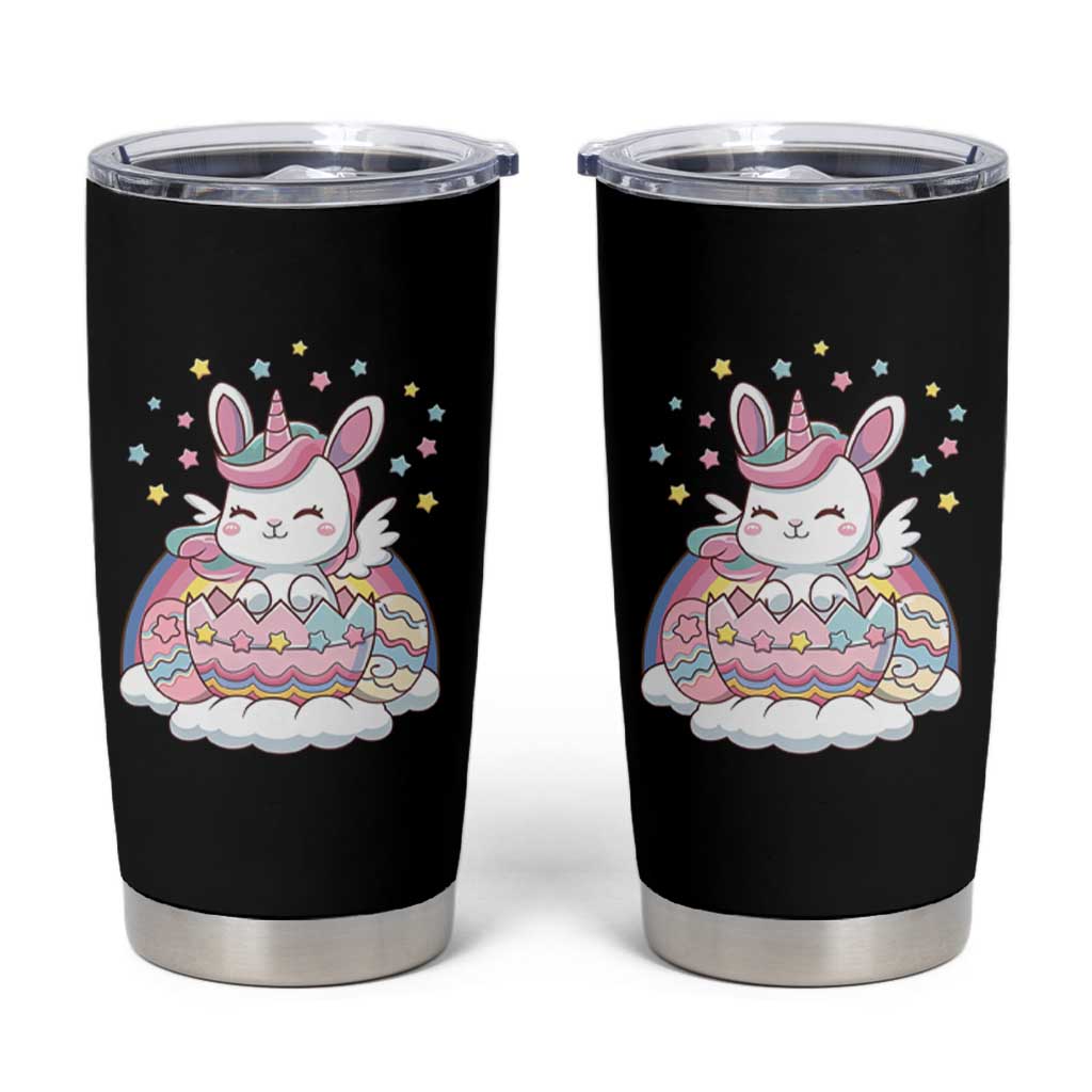 Funny Easter Unicorn Bunny Easter Eggs Tumbler Cup
