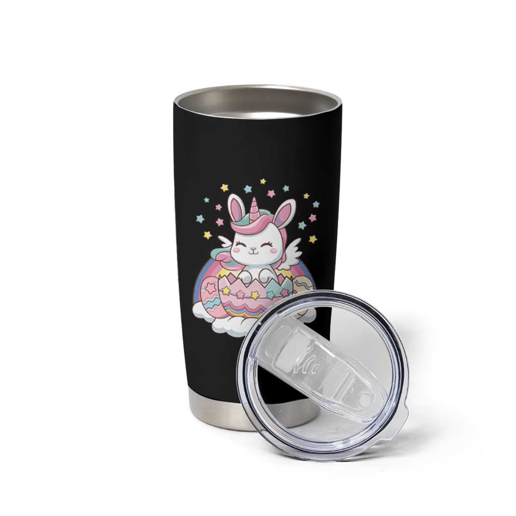 Funny Easter Unicorn Bunny Easter Eggs Tumbler Cup