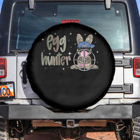 Funny Egg Hunter Spare Tire Cover Bunny Hunting Backward Cap Camouflage