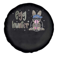 Funny Egg Hunter Spare Tire Cover Bunny Hunting Backward Cap Camouflage