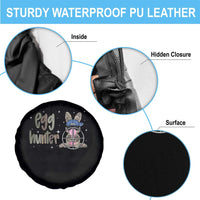 Funny Egg Hunter Spare Tire Cover Bunny Hunting Backward Cap Camouflage