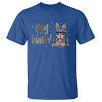 Funny Egg Hunter T Shirt Bunny Hunting Backward Cap Camouflage