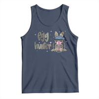 Funny Egg Hunter Tank Top Bunny Hunting Backward Cap Camouflage