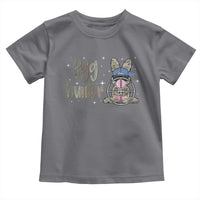 Funny Egg Hunter Toddler T Shirt Bunny Hunting Backward Cap Camouflage