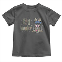 Funny Egg Hunter Toddler T Shirt Bunny Hunting Backward Cap Camouflage