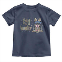 Funny Egg Hunter Toddler T Shirt Bunny Hunting Backward Cap Camouflage