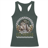 Funny Easter Day Egg Hunter Racerback Tank Top Bunny Hunting Camo Egg
