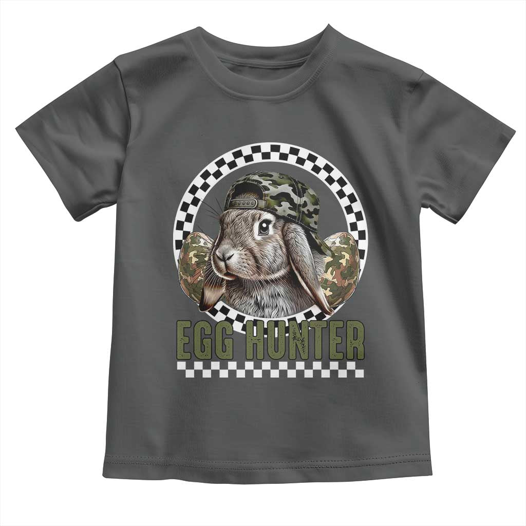 Funny Easter Day Egg Hunter Toddler T Shirt Bunny Hunting Camo Egg