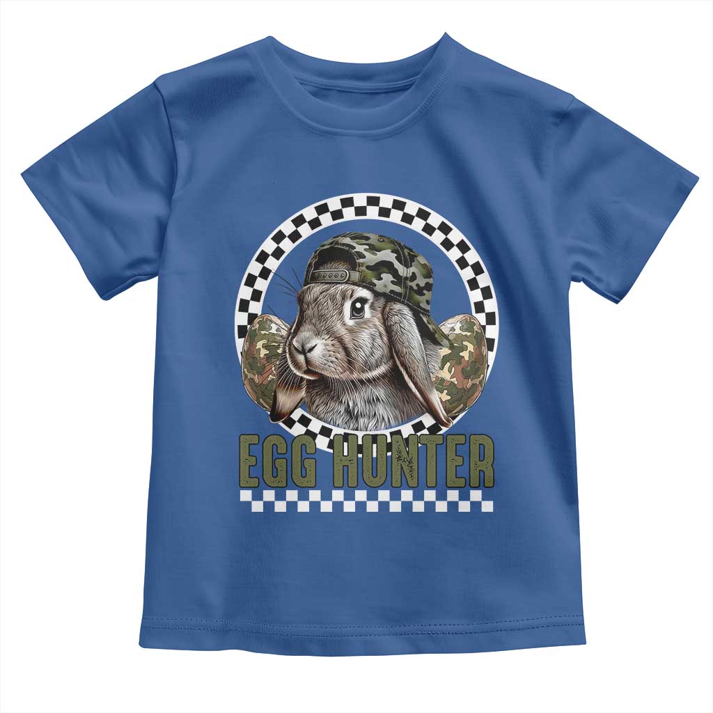 Funny Easter Day Egg Hunter Toddler T Shirt Bunny Hunting Camo Egg