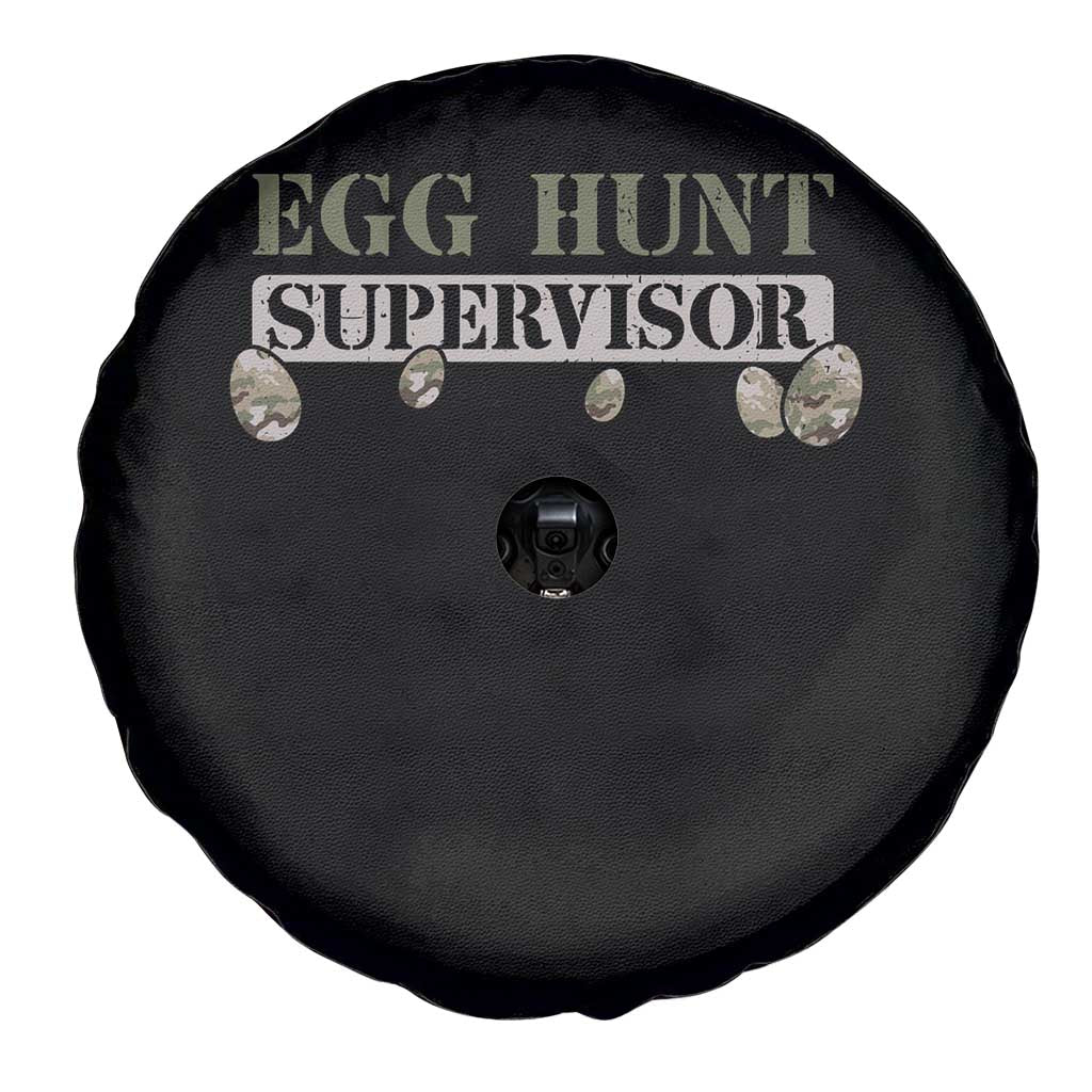 Funny Easter Egg Hunt Supervisor Spare Tire Cover Camouflage Camo Egg Hunting Easter Day