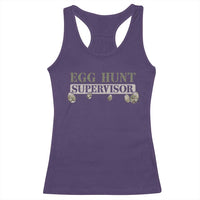Funny Easter Egg Hunt Supervisor Racerback Tank Top Camouflage Camo Egg Hunting Easter Day