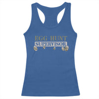 Funny Easter Egg Hunt Supervisor Racerback Tank Top Camouflage Camo Egg Hunting Easter Day