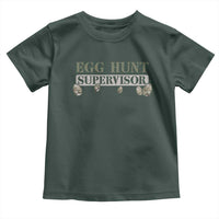 Funny Easter Egg Hunt Supervisor Toddler T Shirt Camouflage Camo Egg Hunting Easter Day