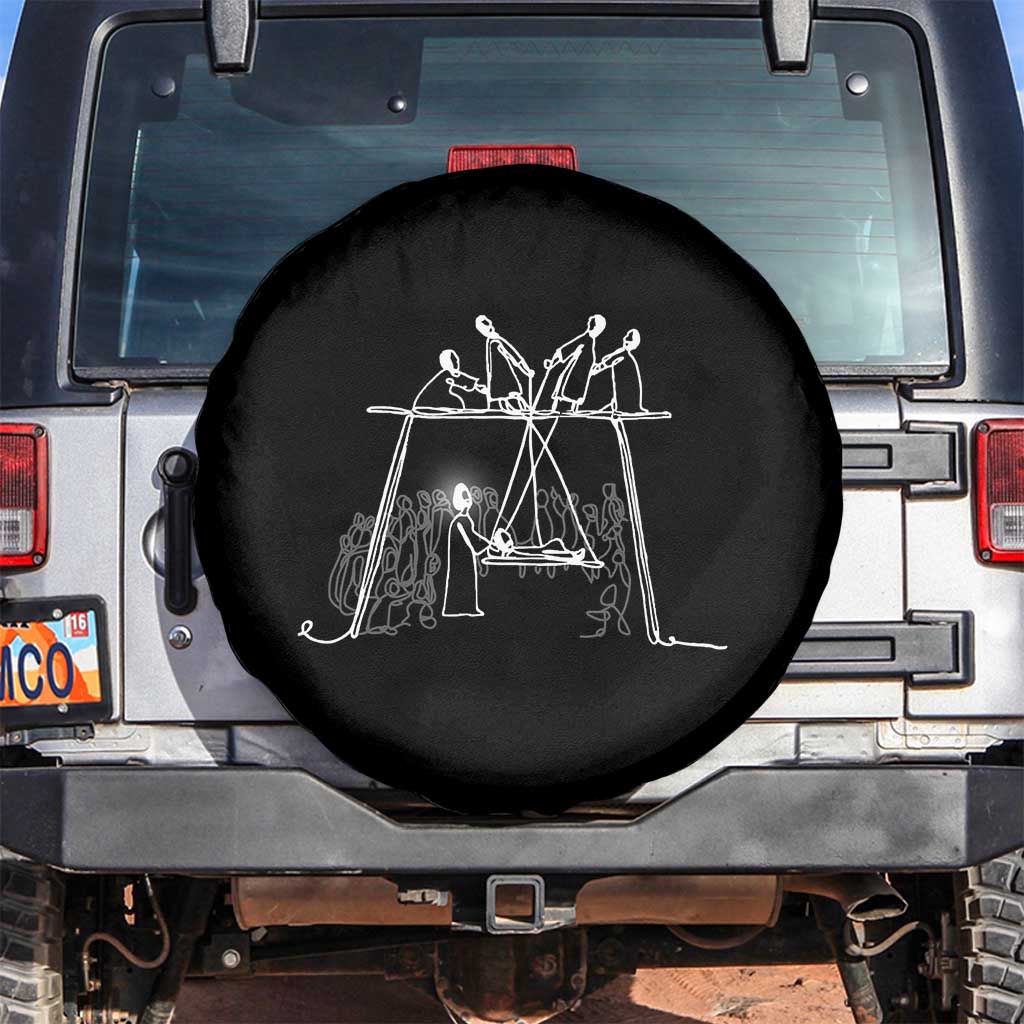 Paralyzed Man Christian Religious Jesus Healing Spare Tire Cover