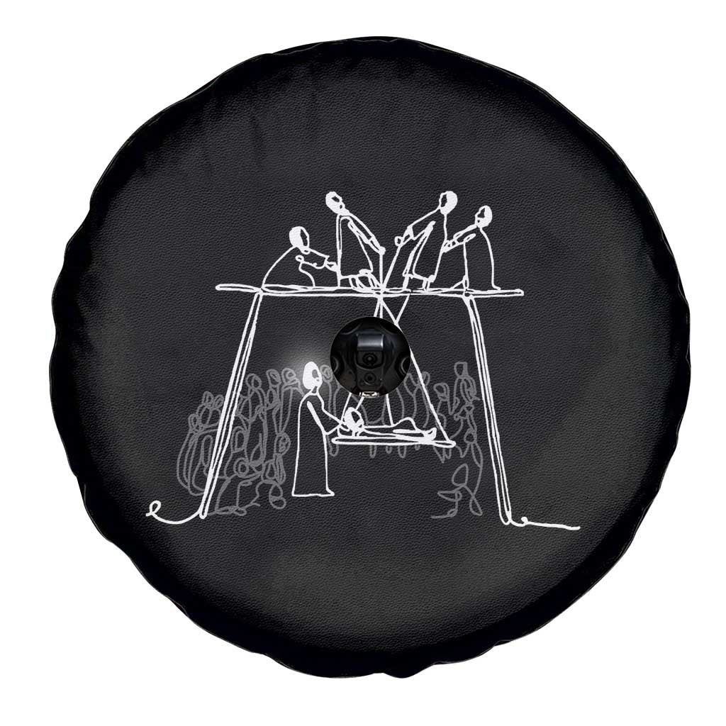 Paralyzed Man Christian Religious Jesus Healing Spare Tire Cover