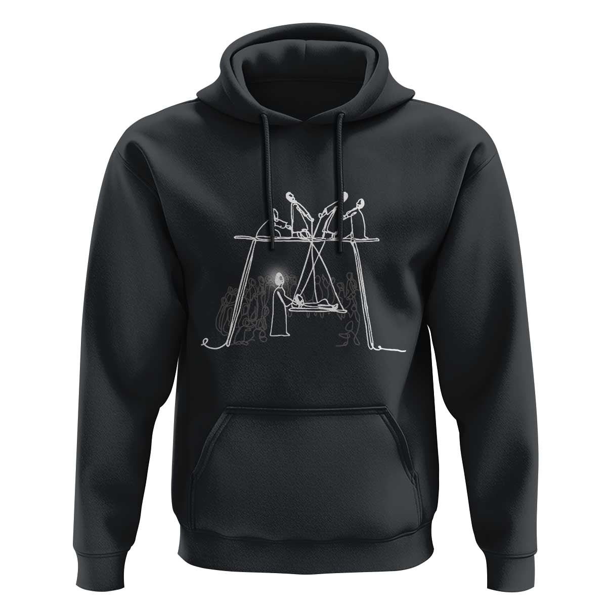 Paralyzed Man Christian Religious Jesus Healing Hoodie