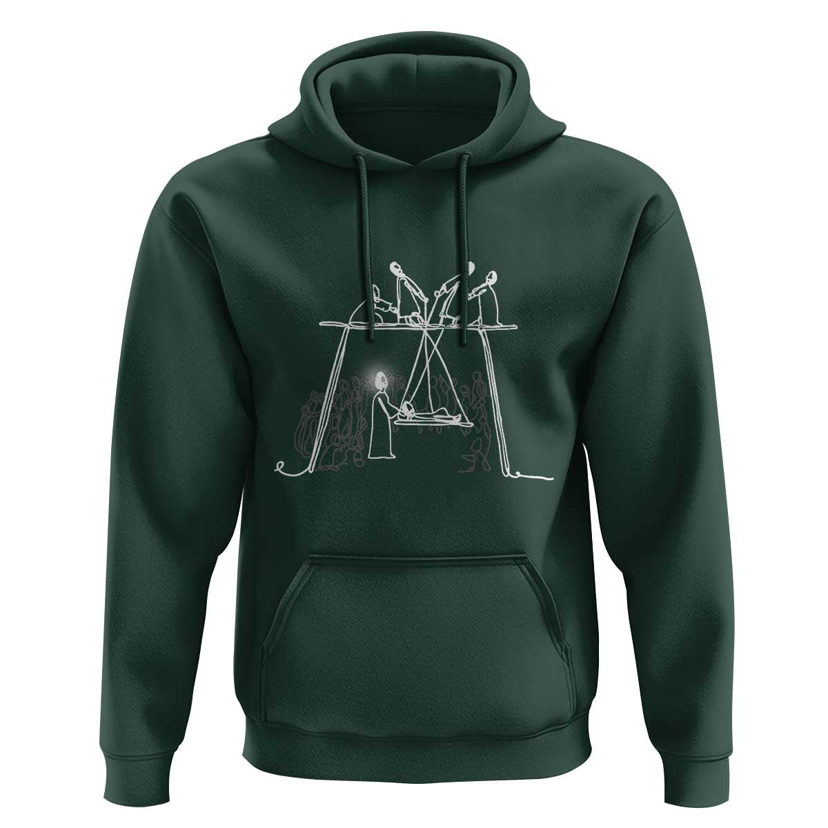 Paralyzed Man Christian Religious Jesus Healing Hoodie
