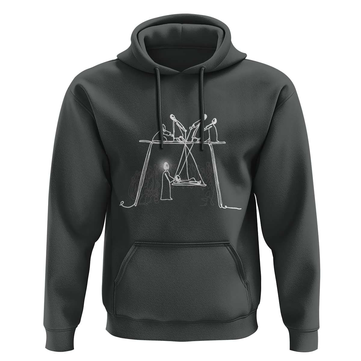 Paralyzed Man Christian Religious Jesus Healing Hoodie