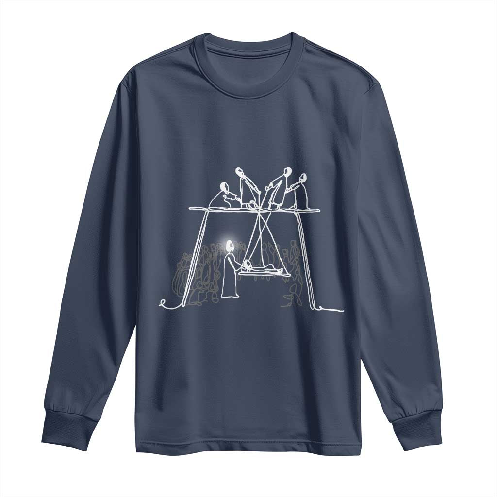 Paralyzed Man Christian Religious Jesus Healing Long Sleeve Shirt
