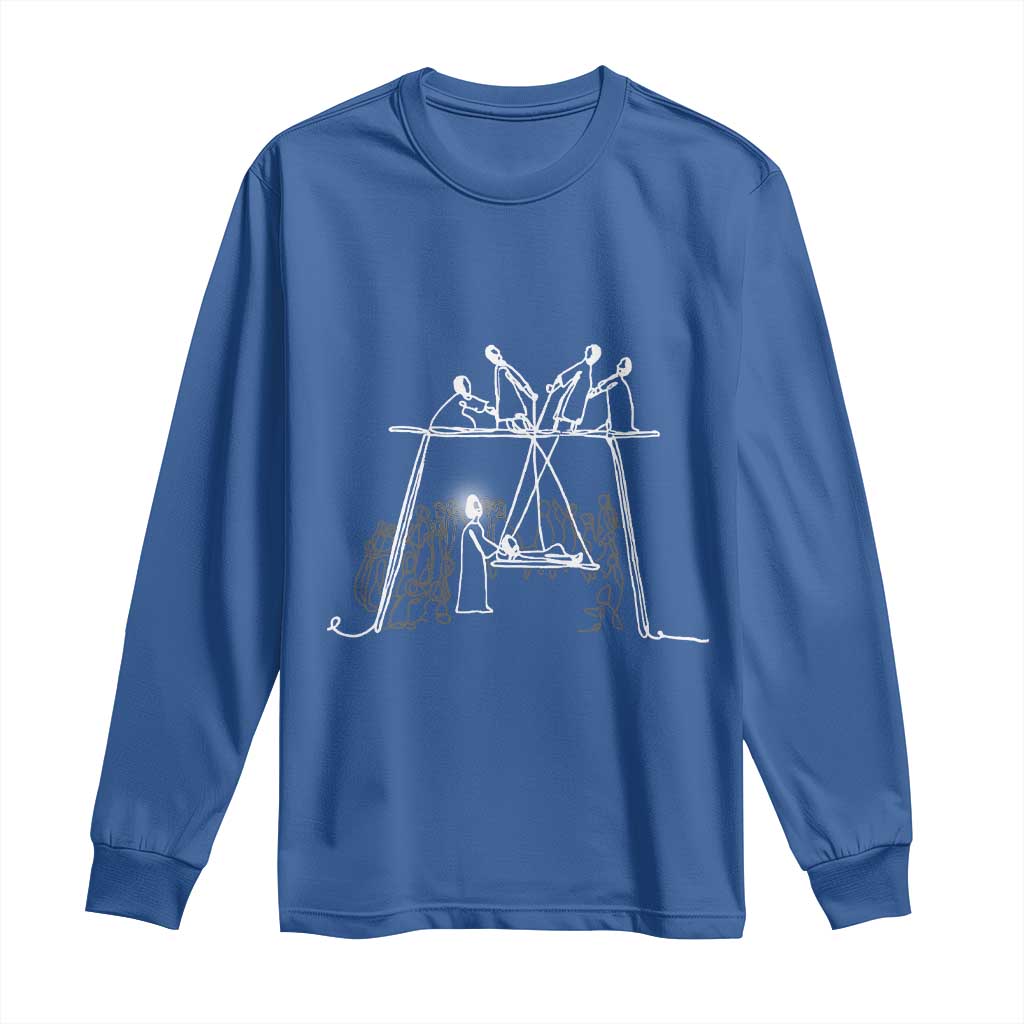 Paralyzed Man Christian Religious Jesus Healing Long Sleeve Shirt