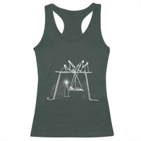 Paralyzed Man Christian Religious Jesus Healing Racerback Tank Top