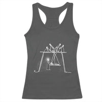 Paralyzed Man Christian Religious Jesus Healing Racerback Tank Top