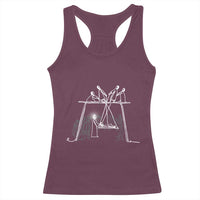 Paralyzed Man Christian Religious Jesus Healing Racerback Tank Top