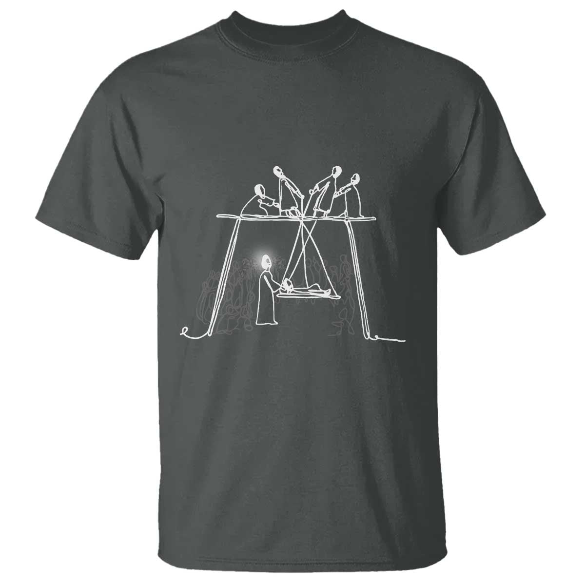 Paralyzed Man Christian Religious Jesus Healing T Shirt